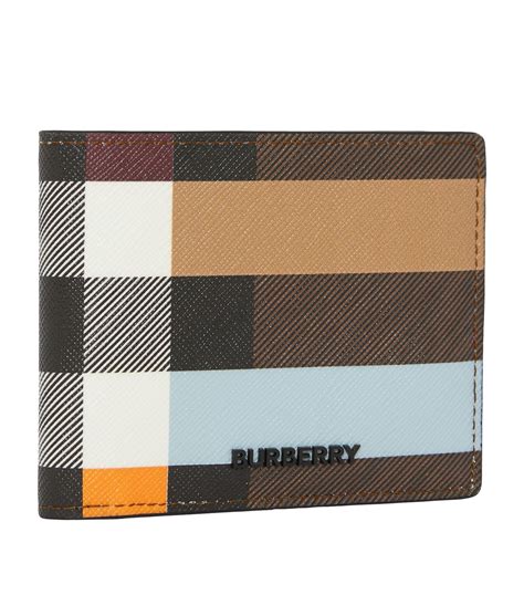 burberry haymarket check continental wallet|men's burberry bifold wallet.